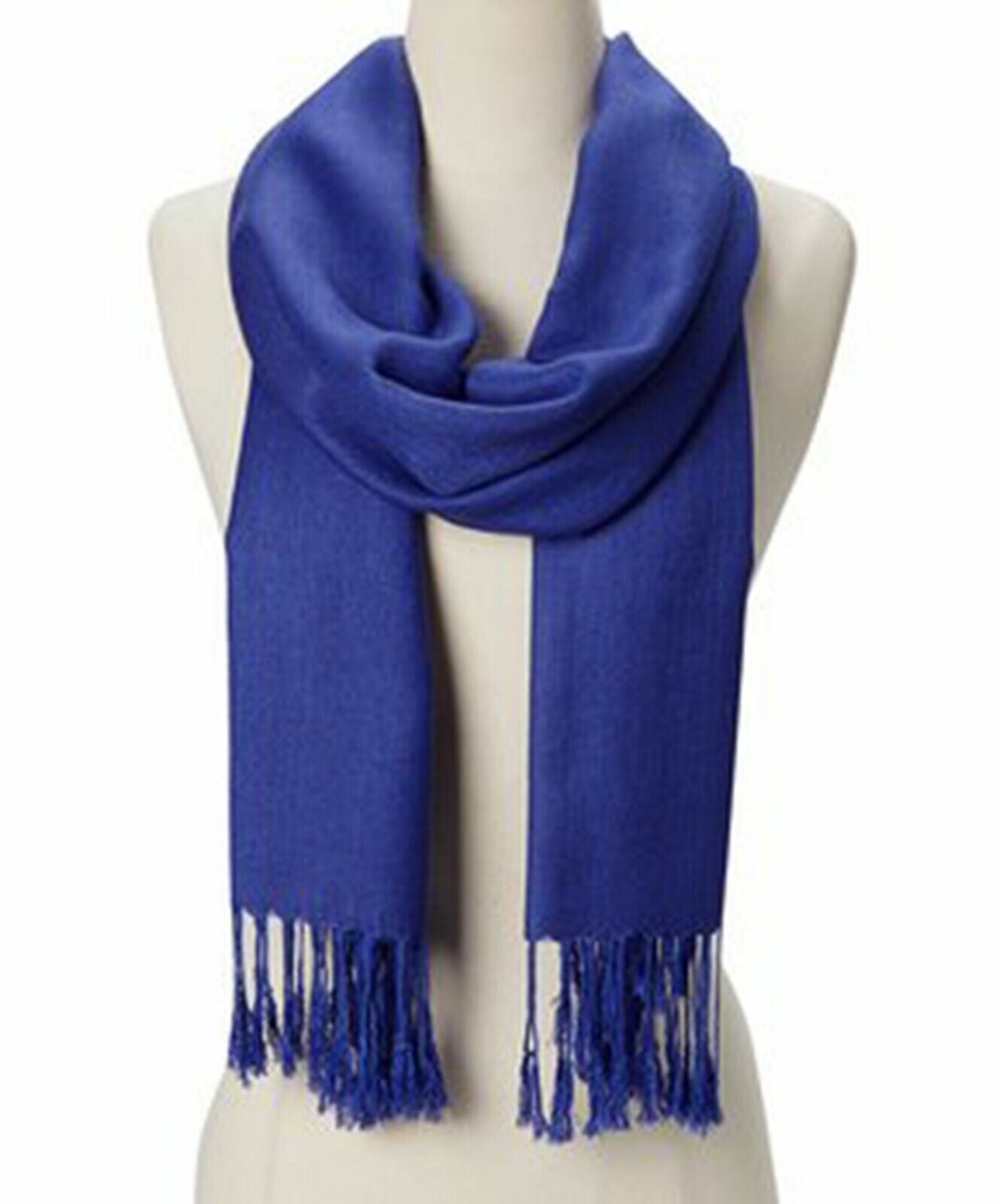 Soft Silk Shawl Wrap Women Pashmina Solid Scarf Stole Cashmere Wool Ladies Scarf