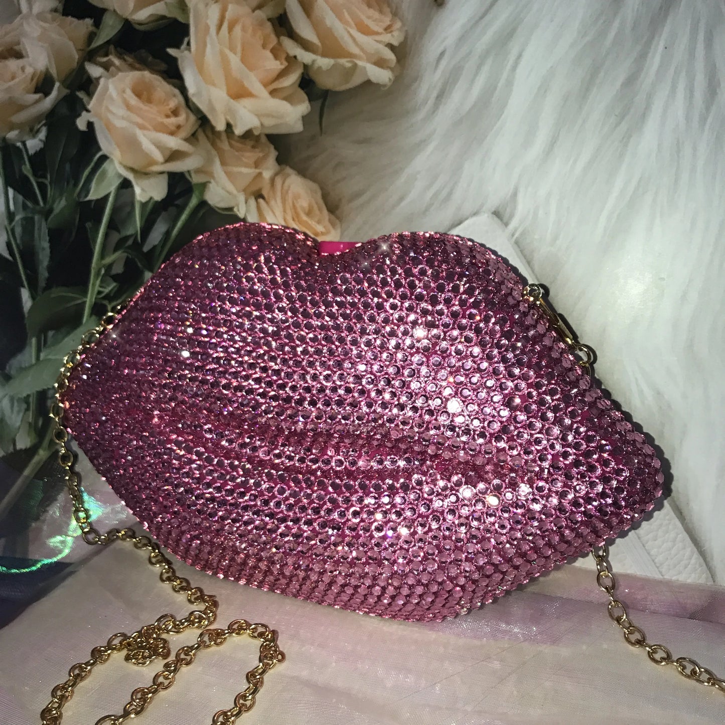 Red Lip Rhinestone Purses and Handbags Luxury Wedding Purses Women Evening Party Sexy Hot Lip Bag Diamonds Clutches Purses